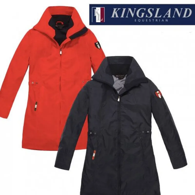 Kingsland Dahlia Coat - Red Tango